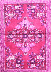 Animal Pink Traditional Rug, tr3370pnk