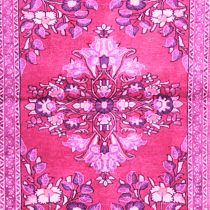 Animal Pink Traditional Rug, tr3370pnk
