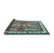 Sideview of Animal Light Blue Traditional Rug, tr3371lblu