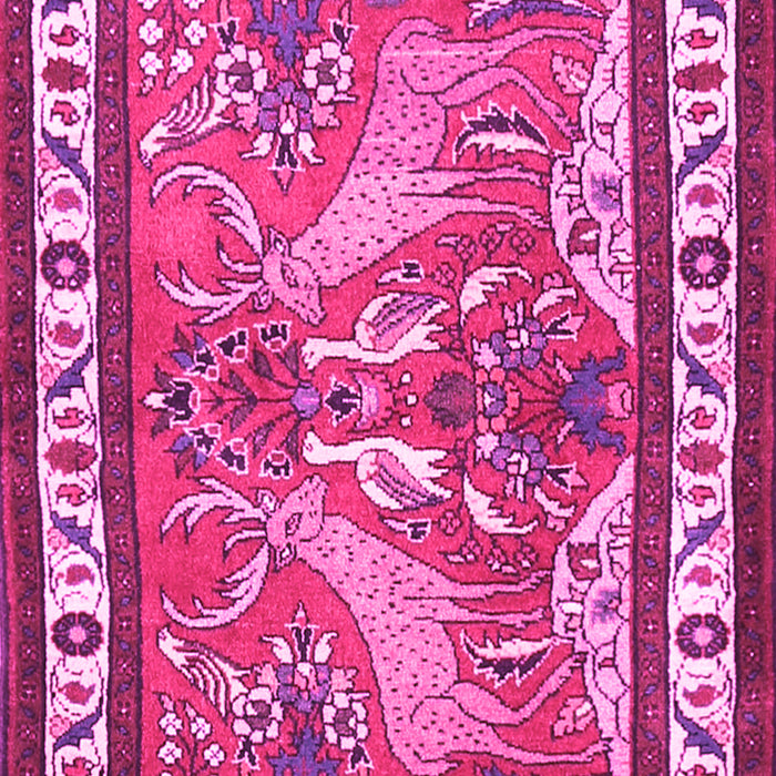 Animal Pink Traditional Rug, tr3371pnk
