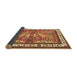 Sideview of Animal Brown Traditional Rug, tr3371brn