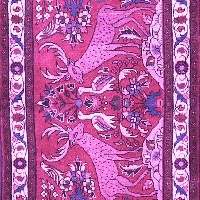 Animal Purple Traditional Rug, tr3371pur