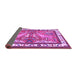 Sideview of Animal Purple Traditional Rug, tr3371pur