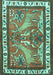 Animal Turquoise Traditional Rug, tr3371turq