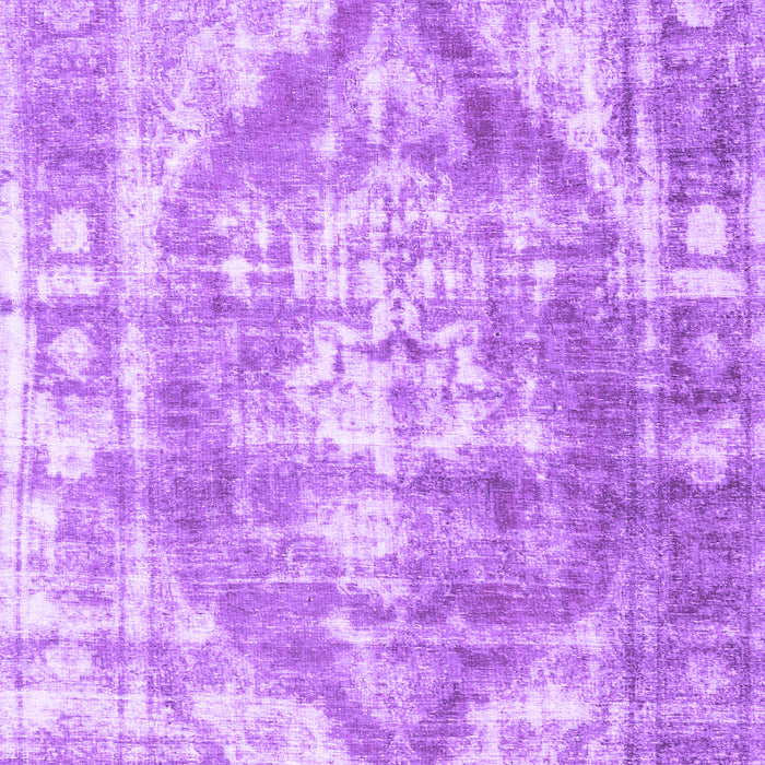 Machine Washable Persian Purple Traditional Area Rugs, wshtr3372pur