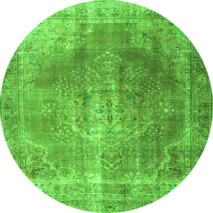 Machine Washable Persian Green Traditional Area Rugs, wshtr3373grn
