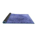 Sideview of Persian Blue Traditional Rug, tr3373blu