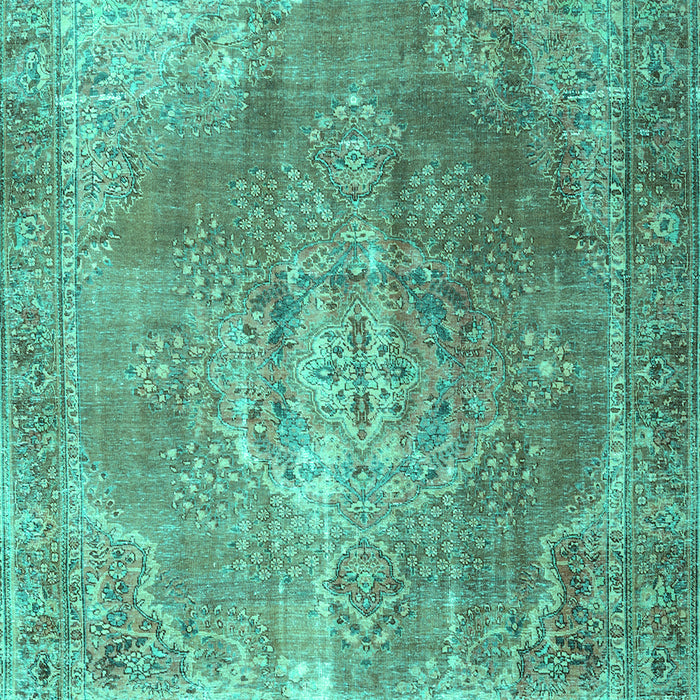 Machine Washable Persian Turquoise Traditional Area Rugs, wshtr3373turq