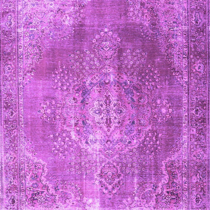 Machine Washable Persian Purple Traditional Area Rugs, wshtr3373pur