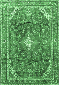 Persian Emerald Green Traditional Rug, tr3374emgrn