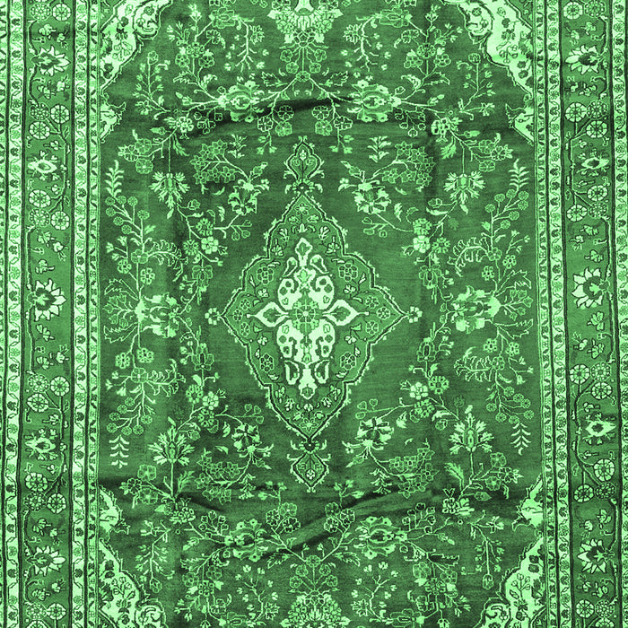 Persian Emerald Green Traditional Rug, tr3374emgrn
