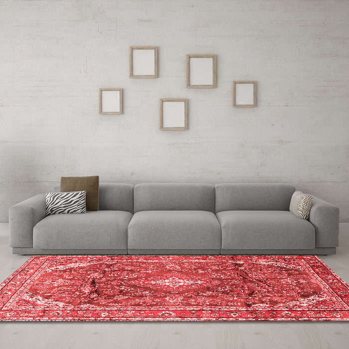 Traditional Red Washable Rugs