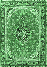 Persian Emerald Green Traditional Rug, tr3375emgrn