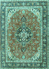 Persian Turquoise Traditional Rug, tr3375turq
