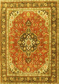 Persian Yellow Traditional Rug, tr3375yw