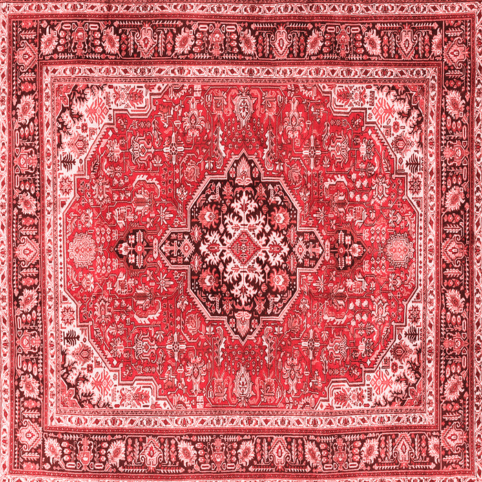 Machine Washable Persian Red Traditional Rug, wshtr3375red