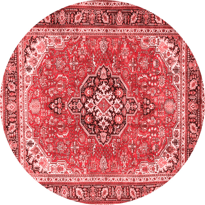 Machine Washable Persian Red Traditional Rug, wshtr3375red