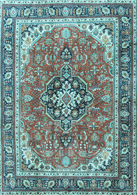 Persian Light Blue Traditional Rug, tr3375lblu