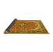 Sideview of Persian Yellow Traditional Rug, tr3375yw