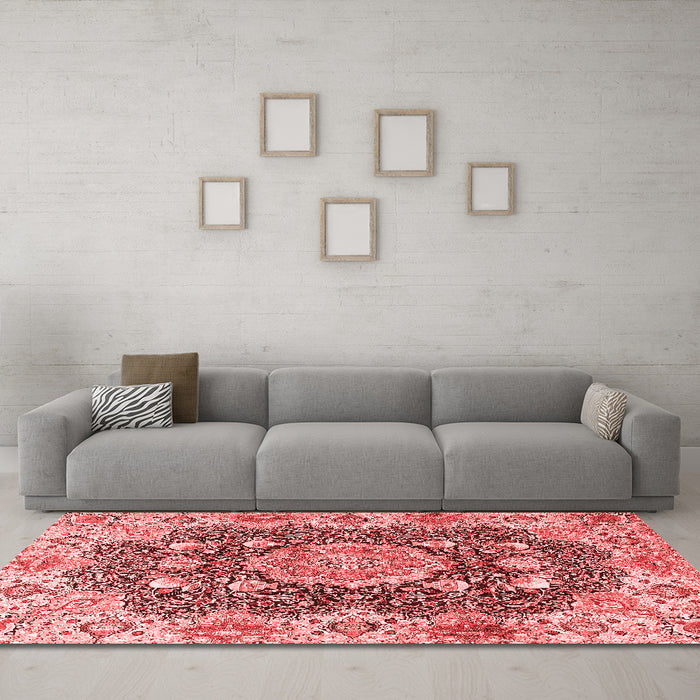 Traditional Red Washable Rugs