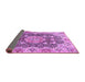 Sideview of Persian Purple Traditional Rug, tr3376pur