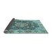 Sideview of Persian Light Blue Traditional Rug, tr3376lblu