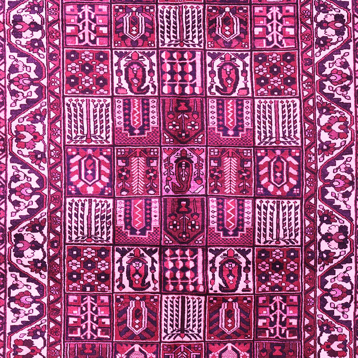 Machine Washable Persian Pink Traditional Rug, wshtr3377pnk