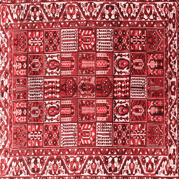 Machine Washable Persian Red Traditional Rug, wshtr3377red