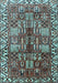 Machine Washable Persian Light Blue Traditional Rug, wshtr3377lblu