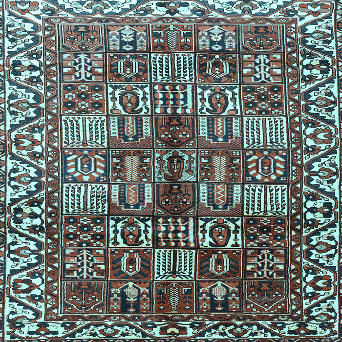 Square Persian Light Blue Traditional Rug, tr3377lblu