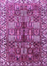 Machine Washable Persian Purple Traditional Area Rugs, wshtr3377pur