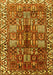 Machine Washable Persian Yellow Traditional Rug, wshtr3377yw