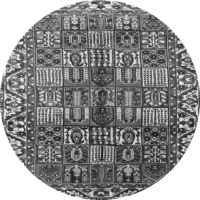 Machine Washable Persian Gray Traditional Rug, wshtr3377gry