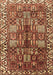 Machine Washable Persian Brown Traditional Rug, wshtr3377brn