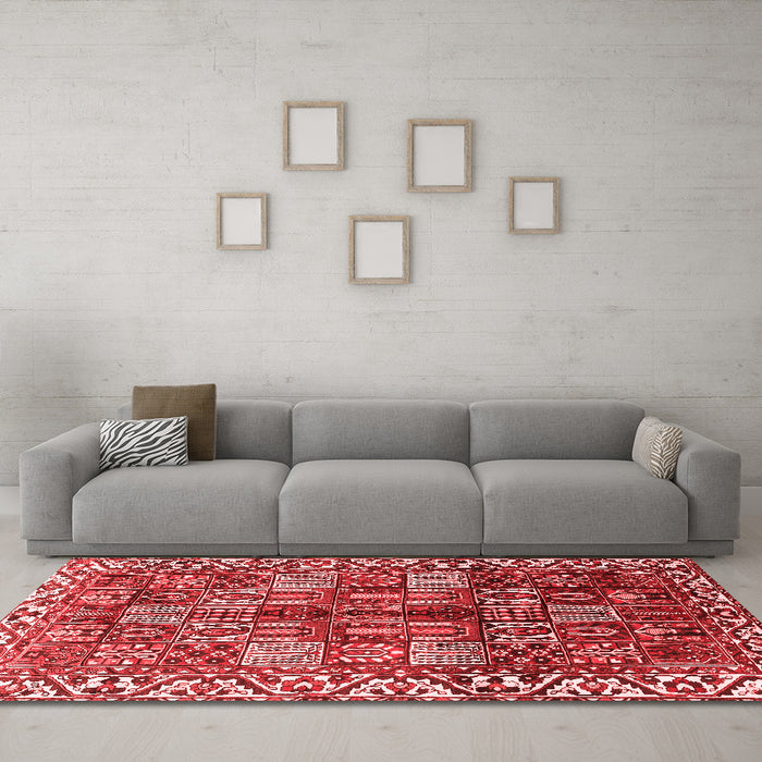 Traditional Red Washable Rugs