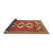 Sideview of Persian Brown Traditional Rug, tr3378brn