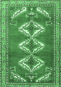 Persian Emerald Green Traditional Rug, tr3378emgrn