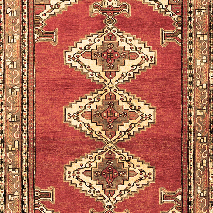 Machine Washable Persian Brown Traditional Rug, wshtr3378brn