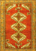 Persian Yellow Traditional Rug, tr3378yw