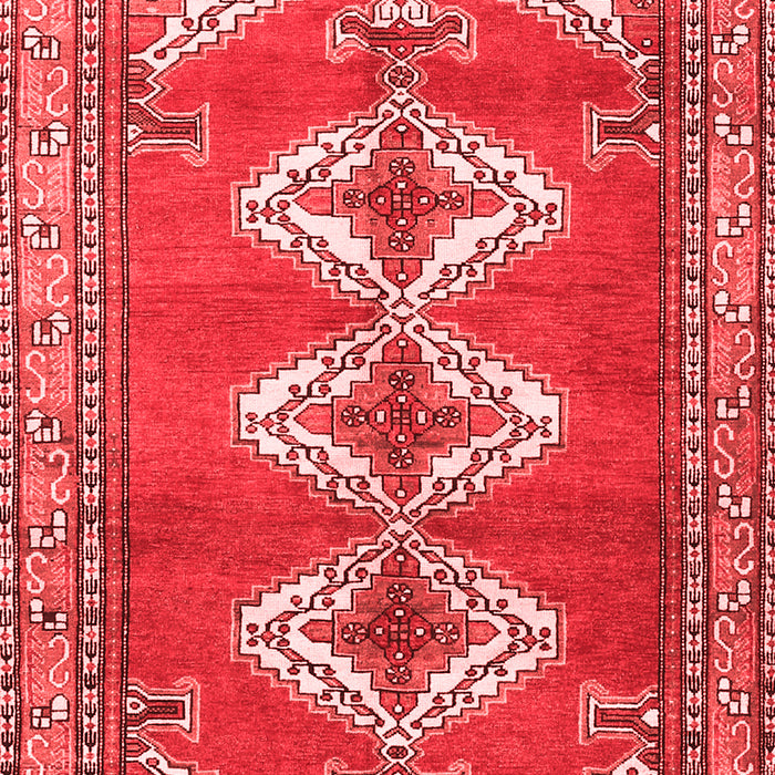 Machine Washable Persian Red Traditional Rug, wshtr3378red