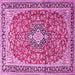 Square Medallion Pink Traditional Rug, tr3379pnk