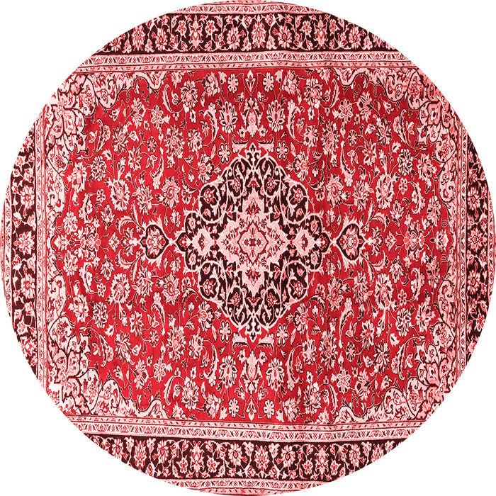 Medallion Red Traditional Rug, tr3379red