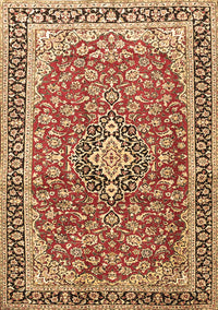 Medallion Brown Traditional Rug, tr3379brn