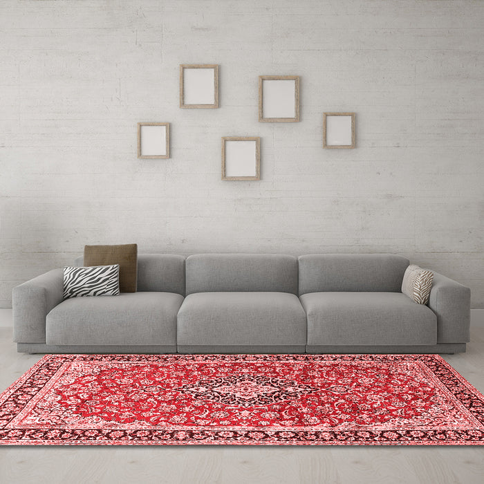 Traditional Red Washable Rugs