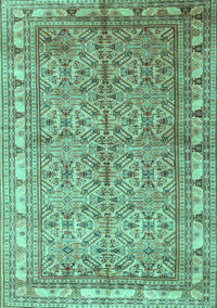 Persian Turquoise Traditional Rug, tr337turq