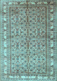 Persian Light Blue Traditional Rug, tr337lblu