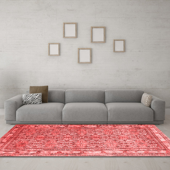 Traditional Red Washable Rugs