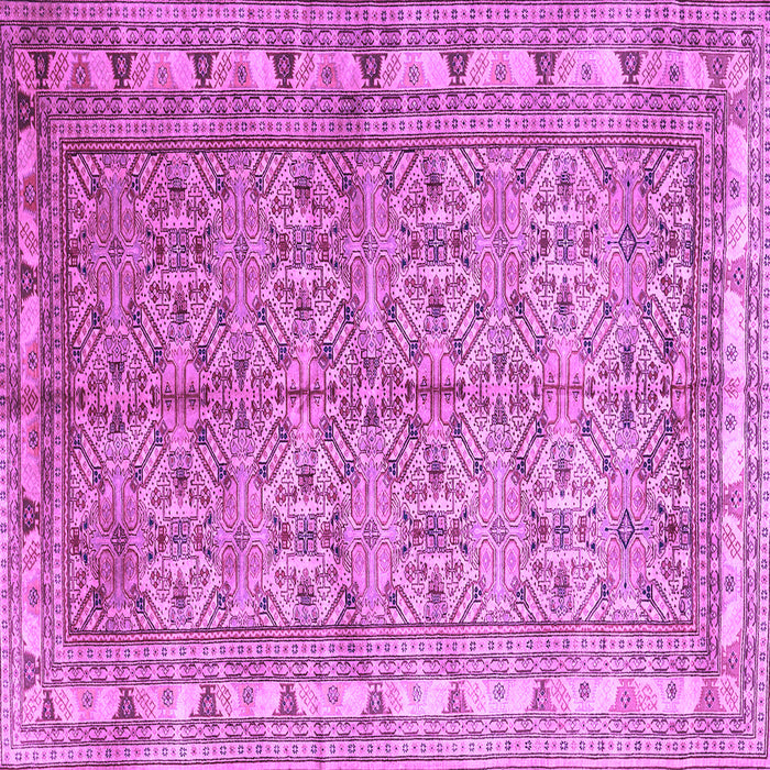 Square Persian Purple Traditional Rug, tr337pur