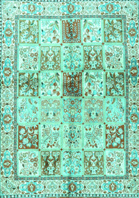 Persian Turquoise Traditional Rug, tr3380turq