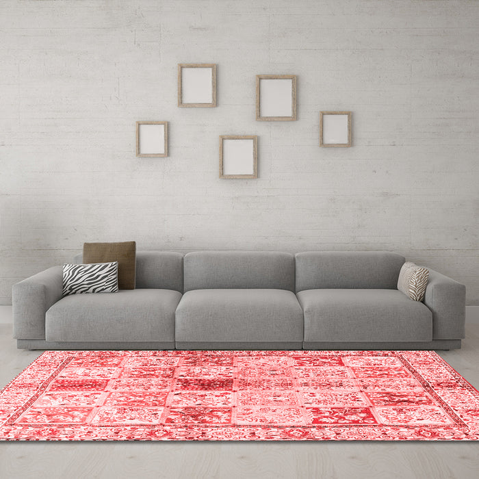Traditional Red Washable Rugs
